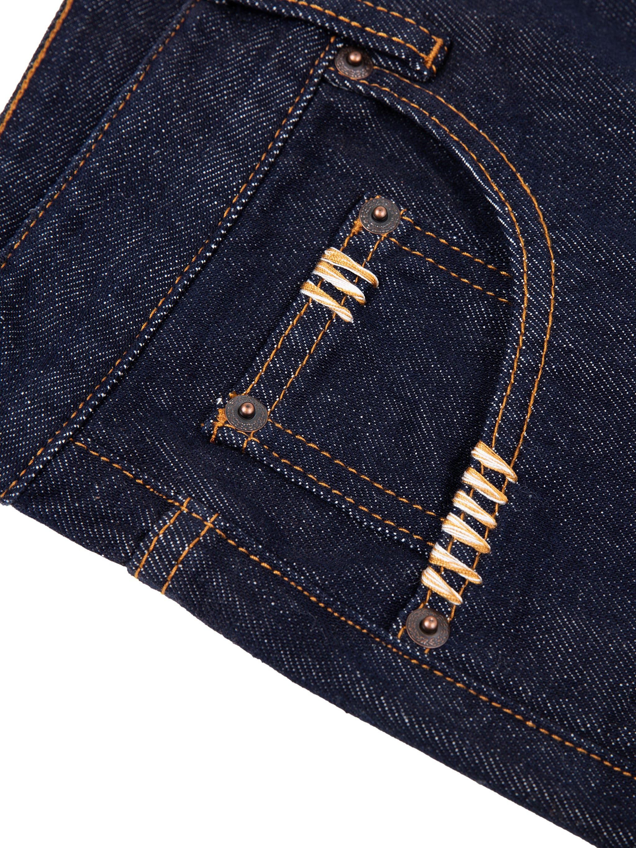 DRAYLO Heavyweight Straight Leg Denim Jeans