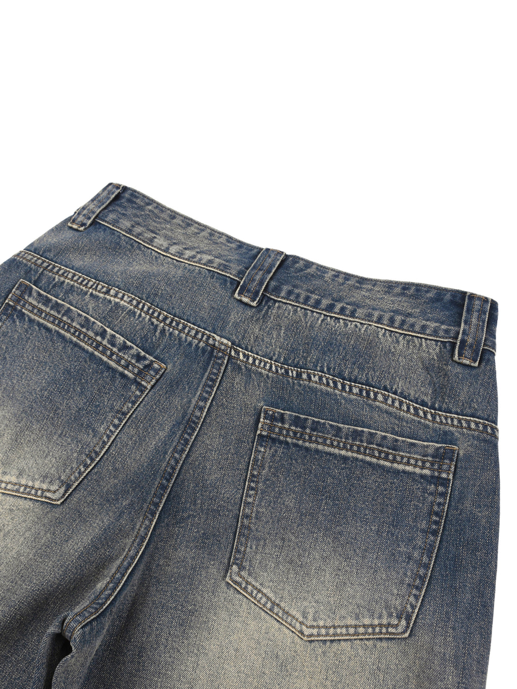 DRAYLO Vintage Wash Baggy Denim Shorts