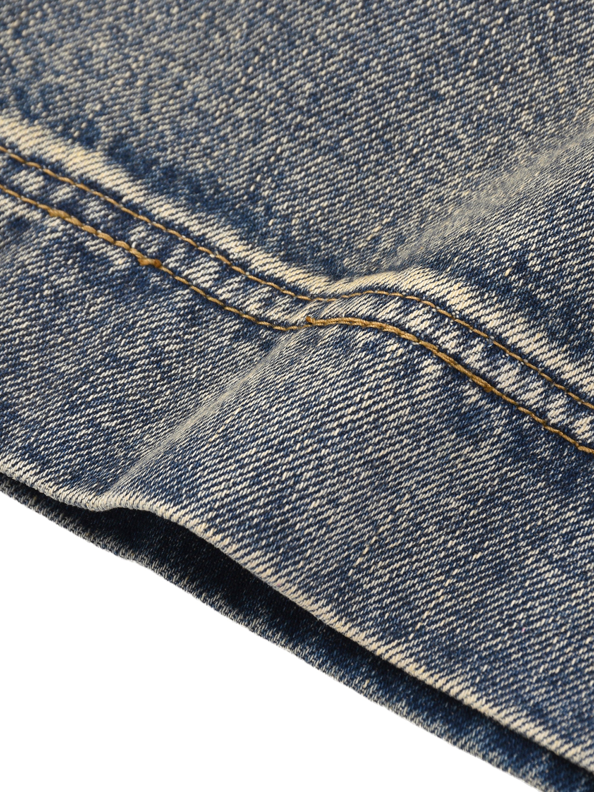 DRAYLO Vintage Wash Baggy Denim Shorts