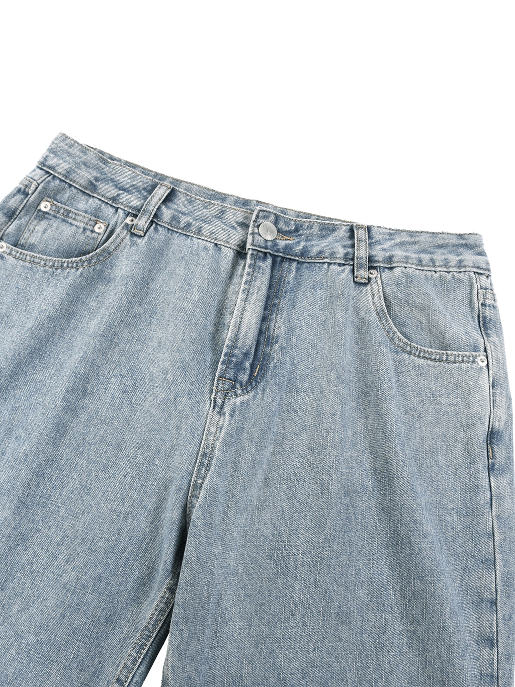 DRAYLO Unisex Vintage Wash Straight Leg Jeans