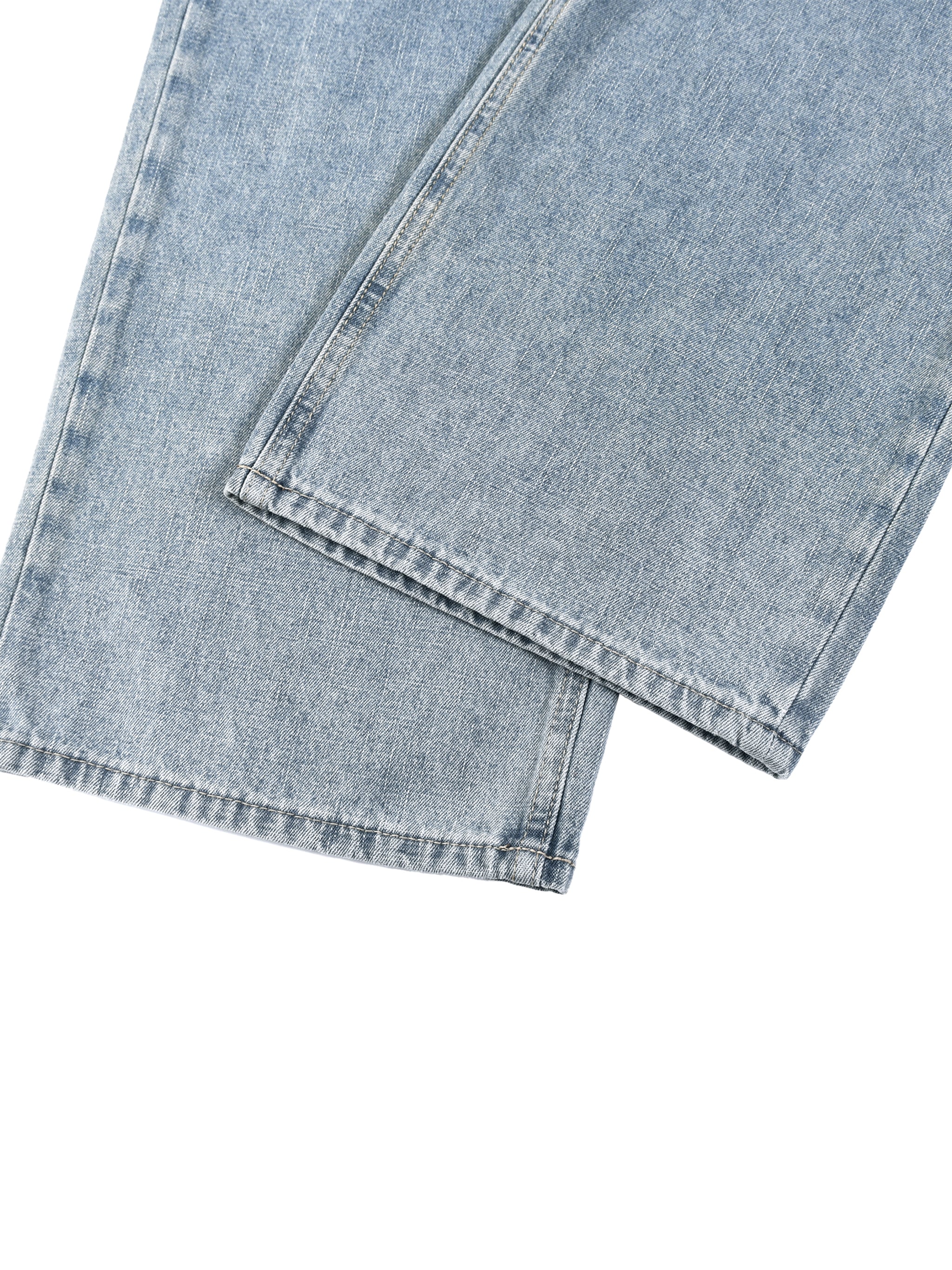 DRAYLO Unisex Vintage Wash Straight Leg Jeans